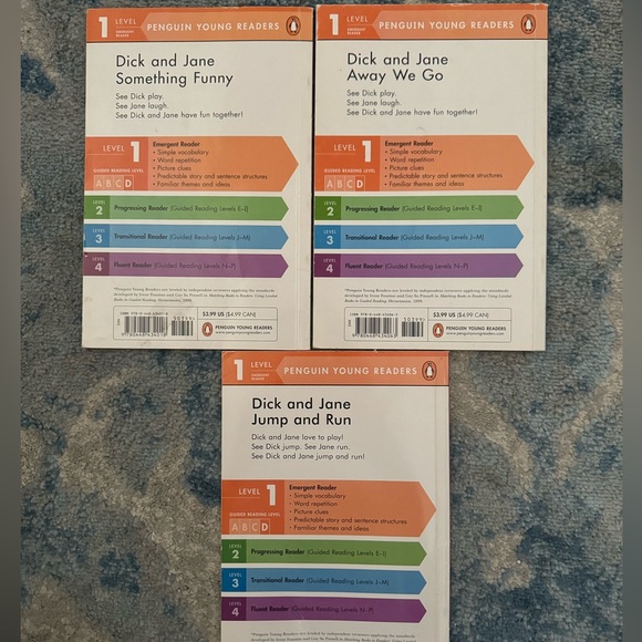 Dick and Jane Level 1 Readers- set of 3 - Picture 2 of 2